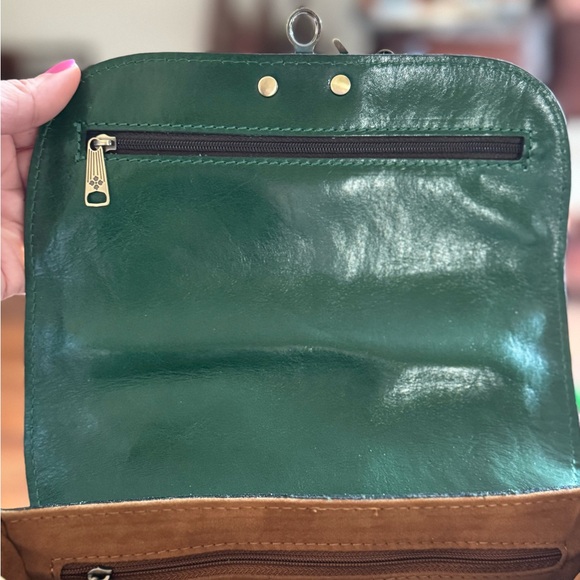 Patricia Nash Forest Green Embossed Leather Bag - Picture 8 of 16